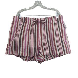 Auden Soft Flannel Sleepwear Shorts Cozy Loungewear XXL Pink Red New Comfortable